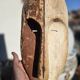 Masque africain fang début 20e-eeuwse #statue #tribus #lega