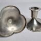 Pair of Just Andersen designer candlesticks, Denmark