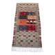 Unique and medium berber kilim, red rug, moroccan kilim, decoration rug