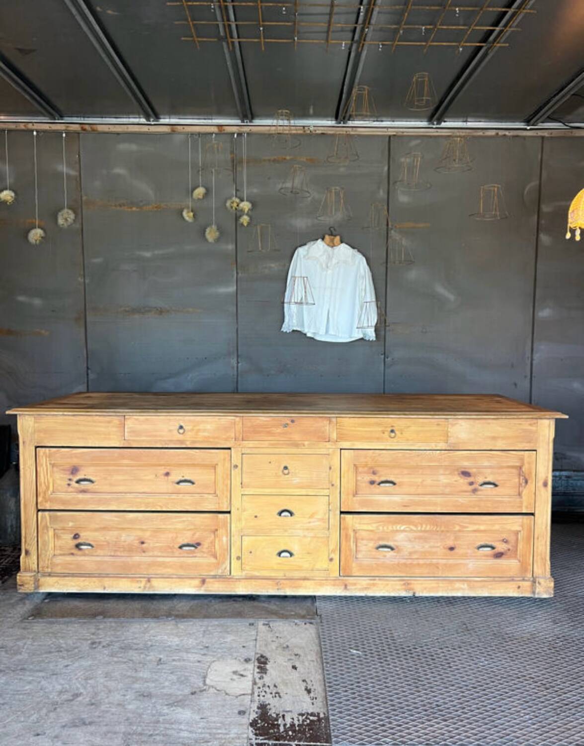 Former draper's counter