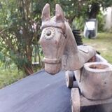 Cheval de tir en bois 18 eme