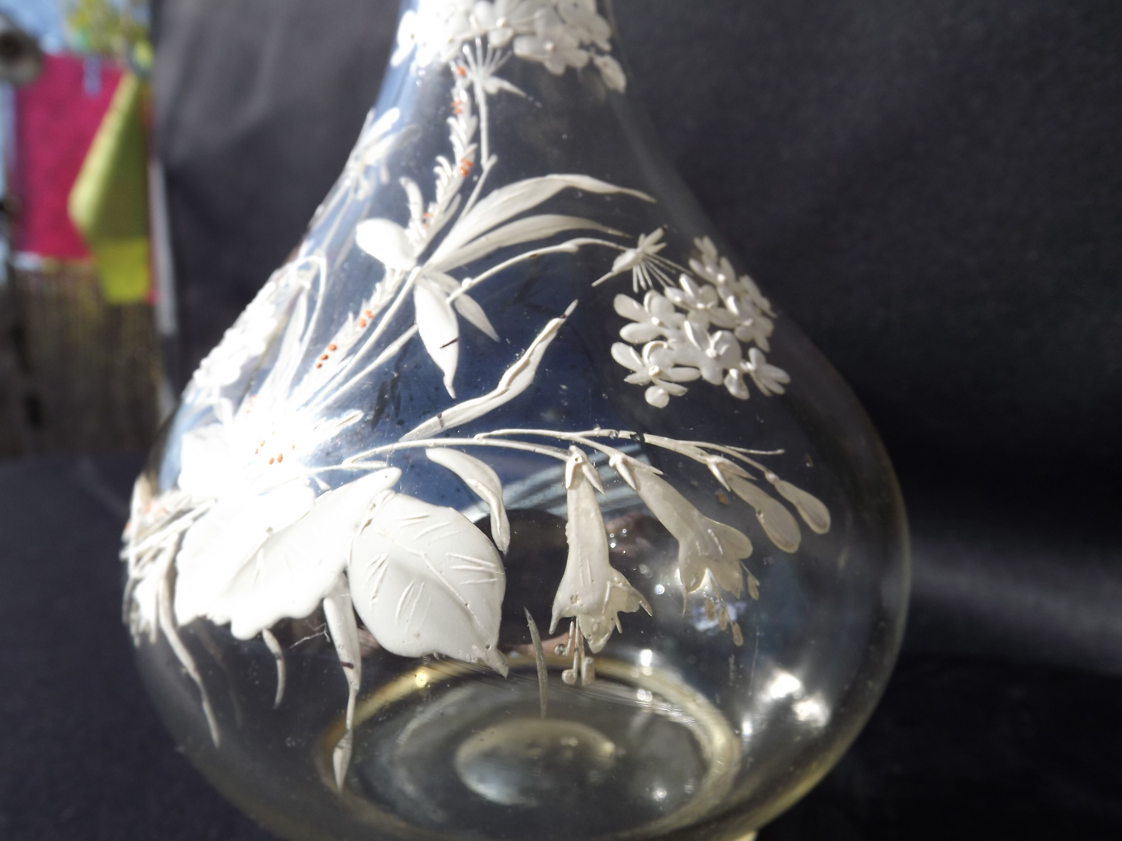 Carafe with swaddled decoration