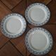 3 flat iron earth plates Salin Guirlandes Louis XVI model