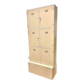 Workshop furniture with 6 cupboards