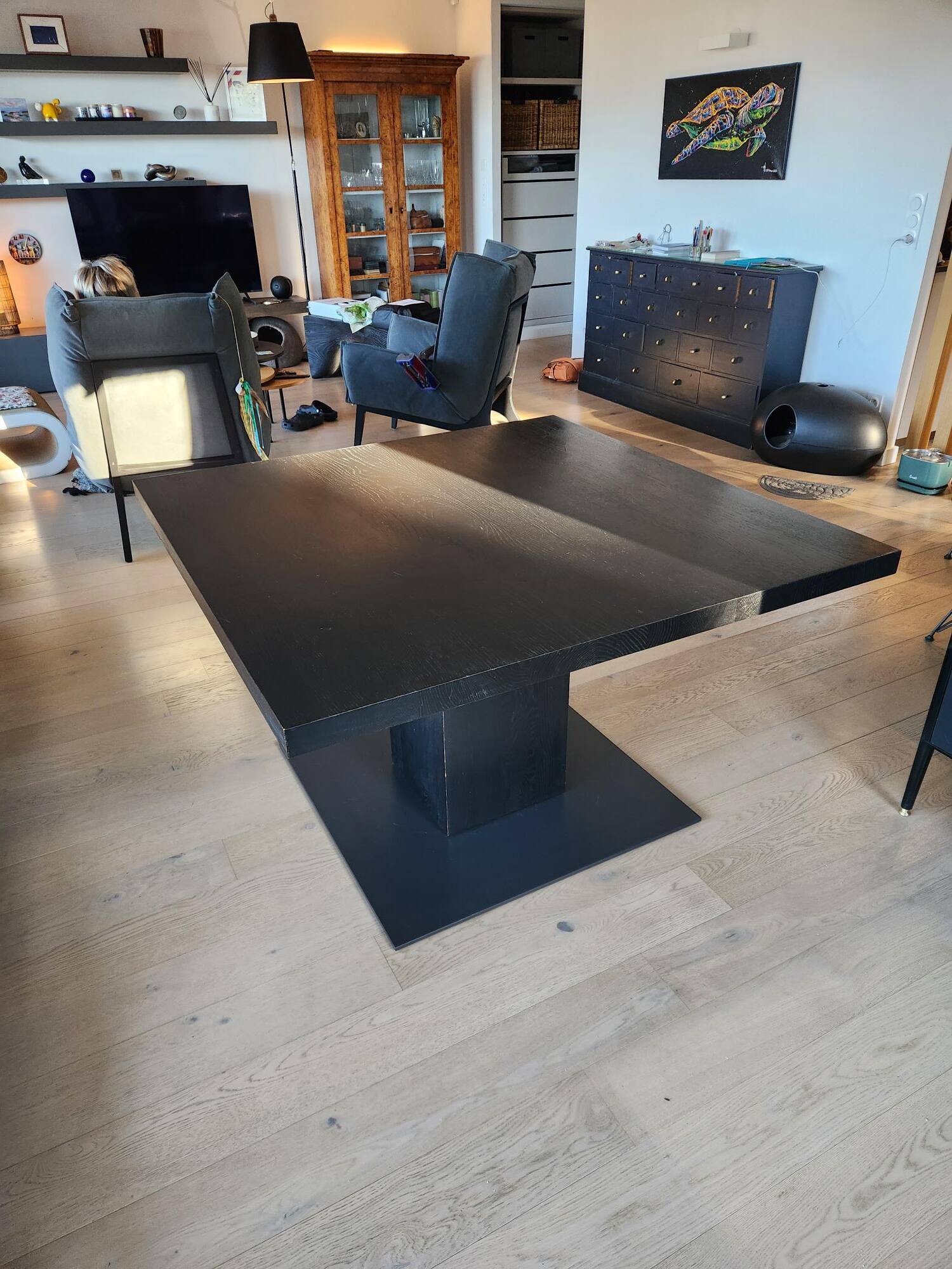 Solid wood table riva 1920 - boss basic quadrato