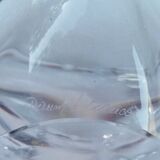 Cendrier en Cristal signé Daum France design moderniste