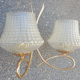 Pair double appliques Arlus, vintage, 50s