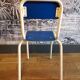 Vintage formica blue children's chair