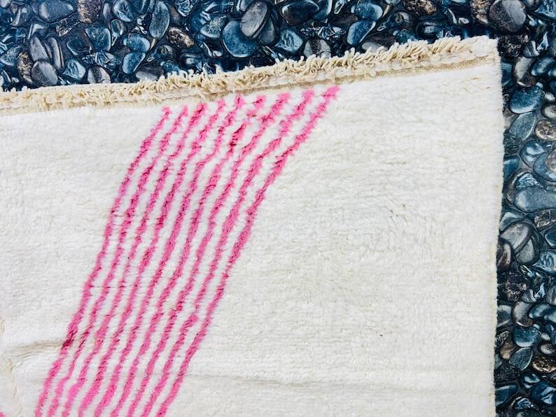 Berber rug available in pink, blue, and green, 200cm x 300cm