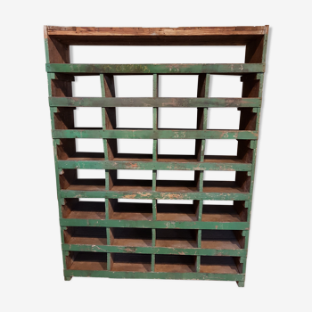 Old craft furniture with green lockers