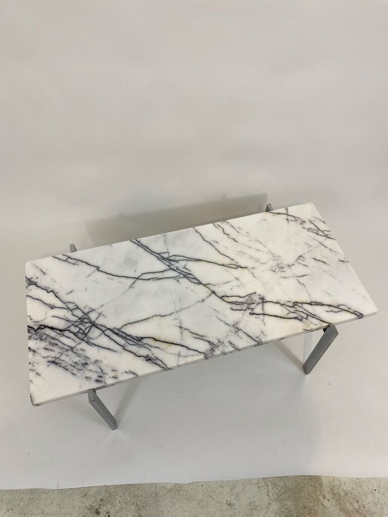 White marble coffee table
