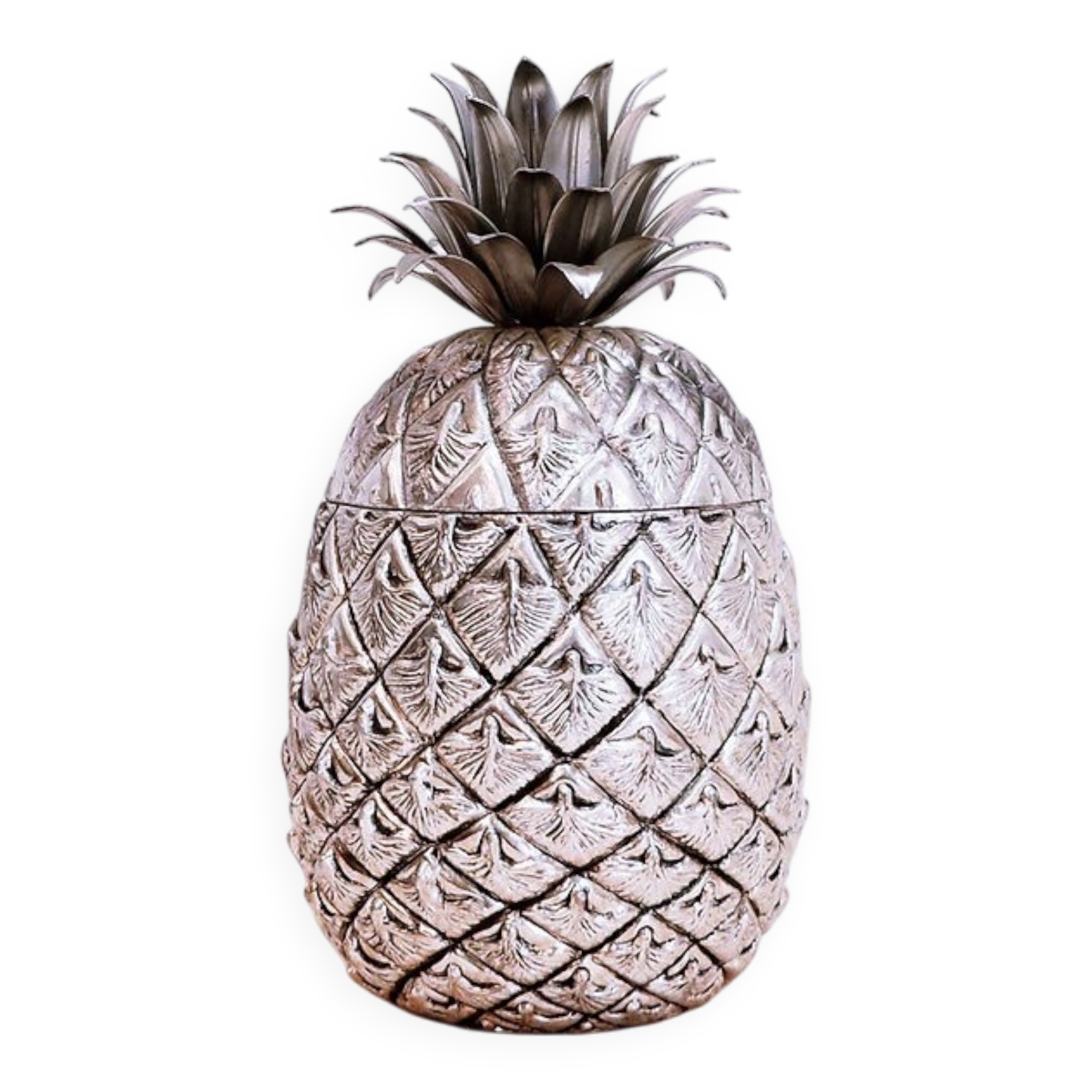 Italian pineapple ice bucket by Mauro Manetti for Fonderia D'arte Firenze - 1970