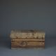 Small Brutalist Pine Coffee Table, 1970s