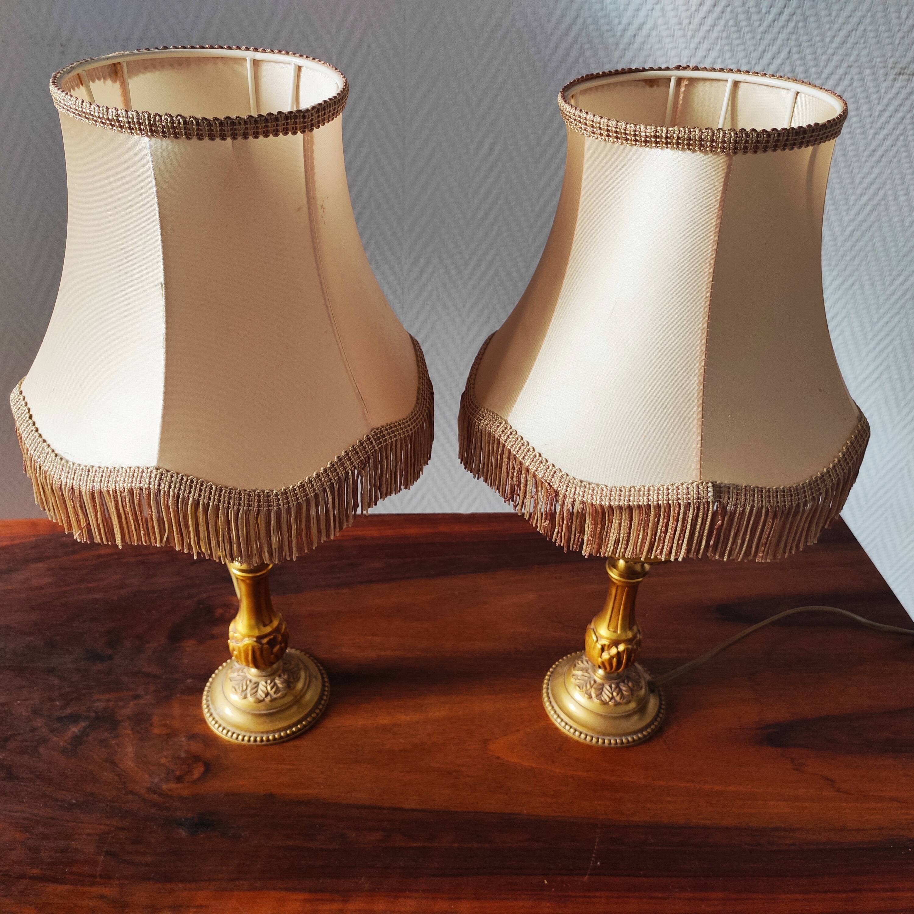 Pair of vintage lamps