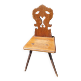 Chaise escabelle ancienne