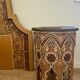 Headboard and bedside tables