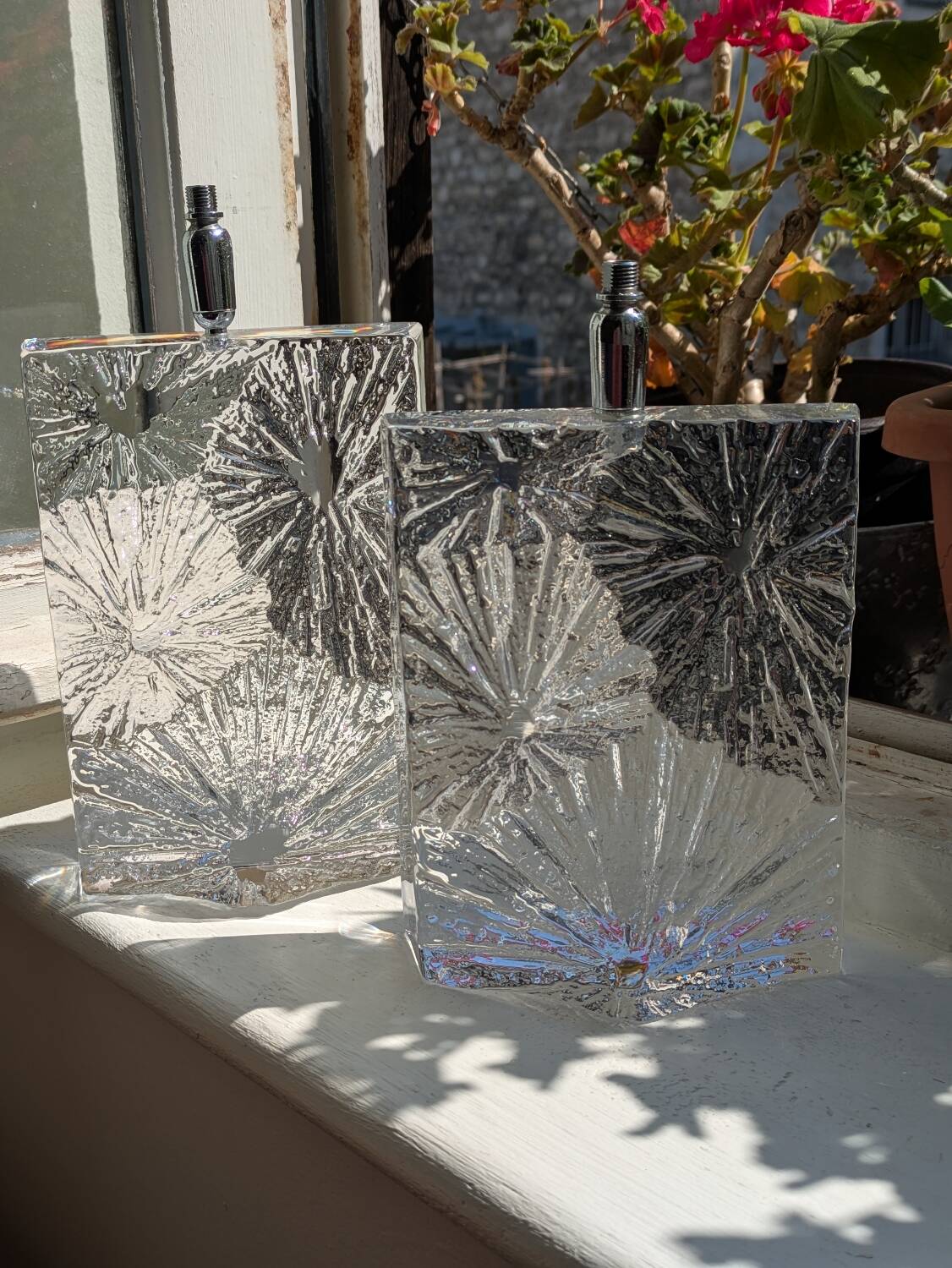 Lampes Daum vitage