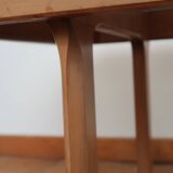 Scandinavian coffee table smoked glass