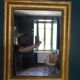 Mirror Empire, early nineteenth, gilded with leaf, h 56 cm
