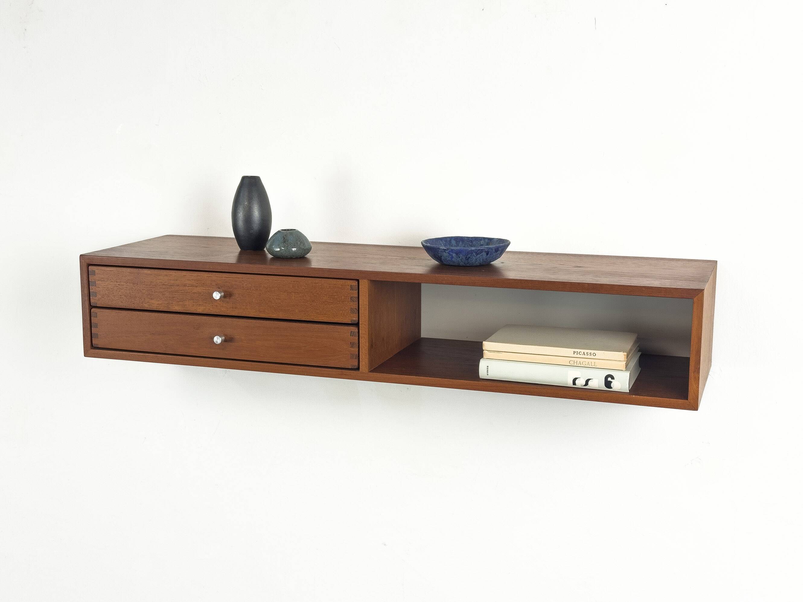 Teak Wall Console No. 132 by Kai Kristiansen for Aksel Kjersgaard, 1960s