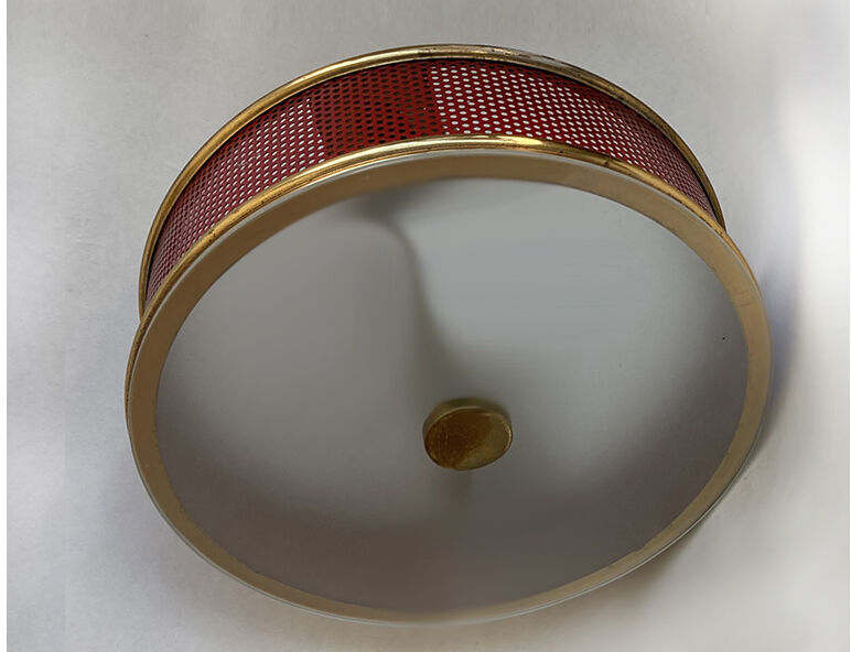 Lunel Perforated Metal wall lamp 1950