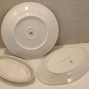 3 antique dishes SFP porcelain France
