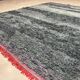 Black carpet with abraches 202x266cm