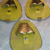 Set of 1950s wall lights