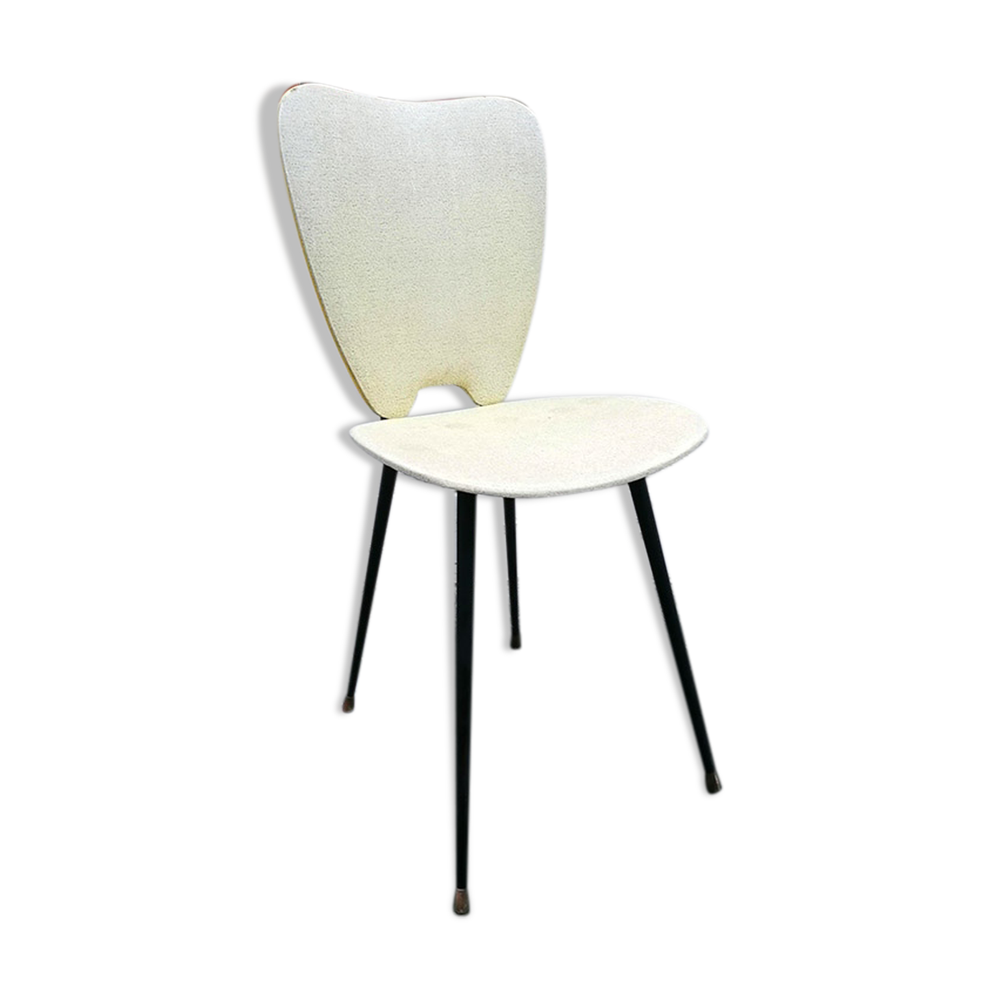 Chaise skaï jaune clair, 1960