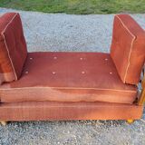 50s bench with oak braces