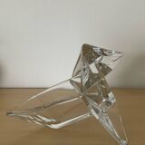 Vintage “Origami” crystal pocket emptier