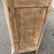 Art Deco vintage Parisian buffet renovated in solid wood and grey marble 150cm