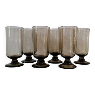 Verres soufflés bouche 70's