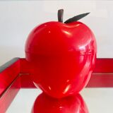 Red ice cube apple