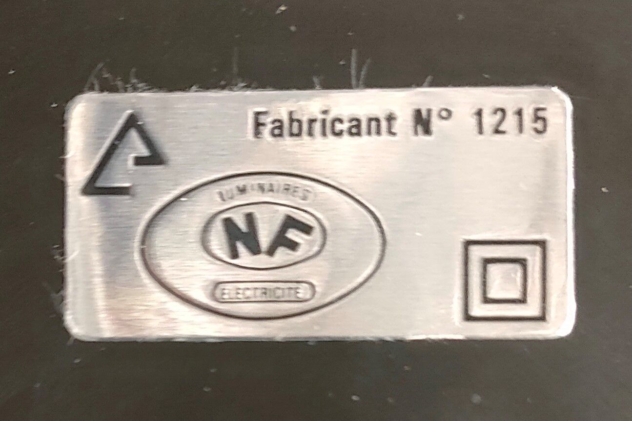 Vintage articulated black architect lamp Luminor ~ 70s ~ France