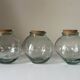 Set of 3 vintage glass candy jars from the 60s and 70s