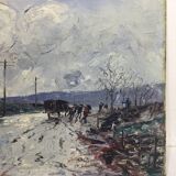 E. Febvre - Oil On canvas “caravan”