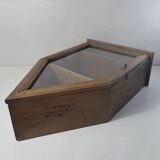 Old niche shelf with glazed statue