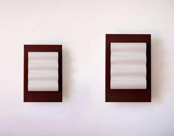 Applique murale Frame Alu Brun M