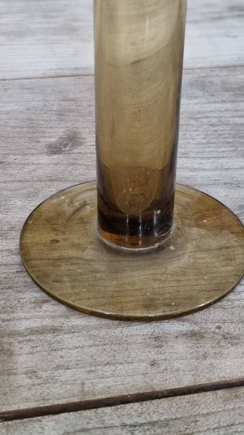 Smoked glass soliflore