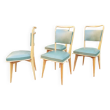 Series of 4 chairs 1950