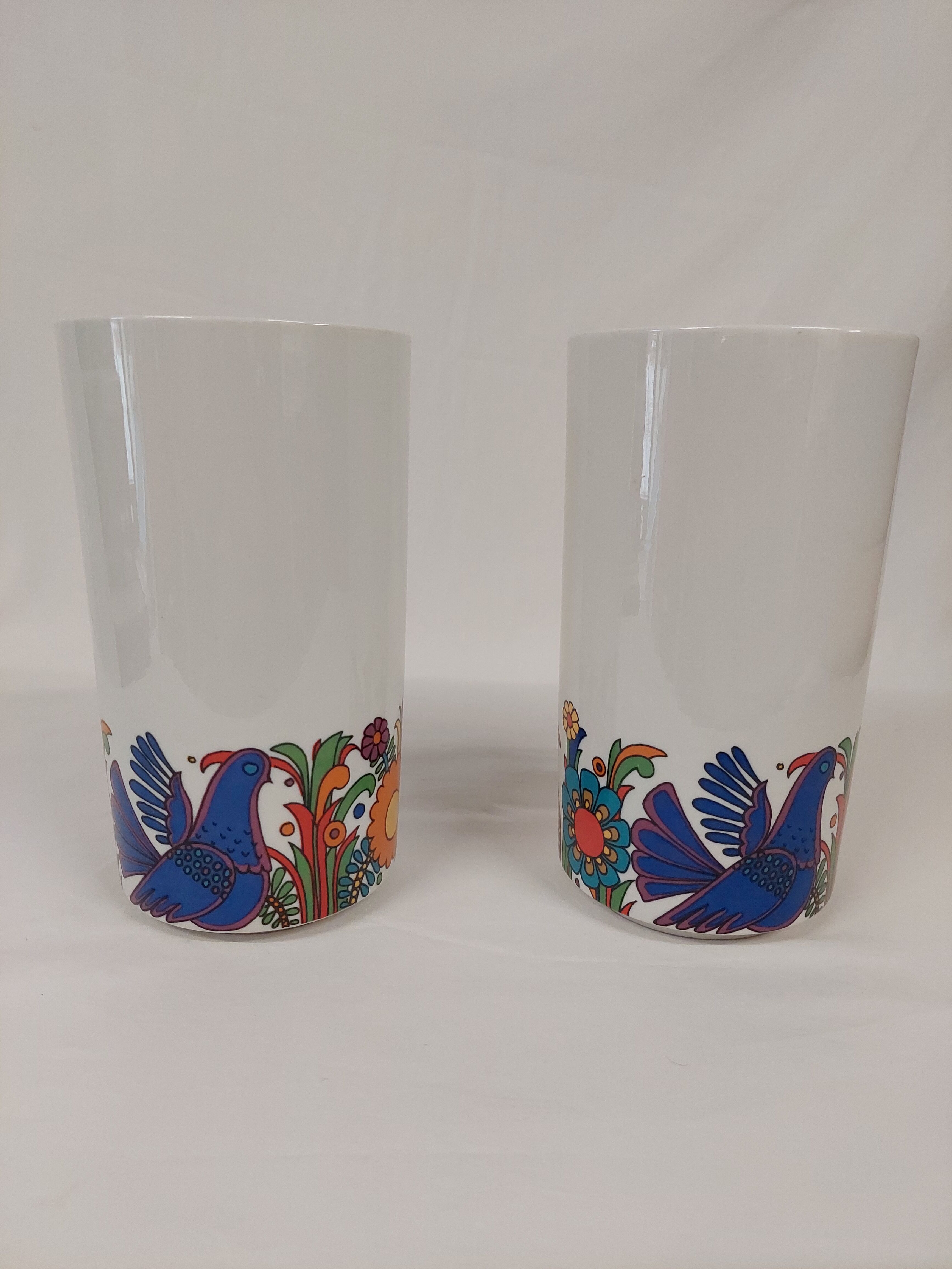 Paire de vases Acapulco Villeroy et Boch Selency