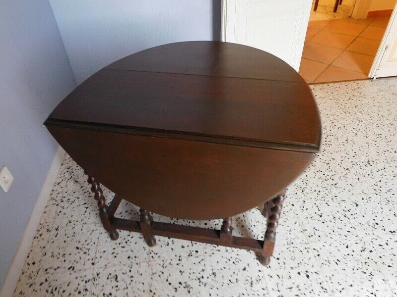 Table anglaise à abattants en chêne