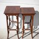 Curved wood trundle table