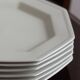 6 assiettes plates octogonales modèle Héritage - Johnson Brothers