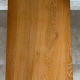 5-drawer desk 1940 in light oak, curved legs