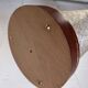 Vintage umbrella stand with wood accents