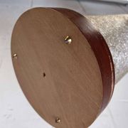 Porte-parapluie vintage avec accents de bois