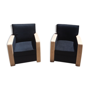 Paire de fauteuils vintage