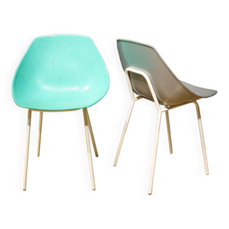 Chaises 'Coquillage' de Pierre Guariche Pour Meurop